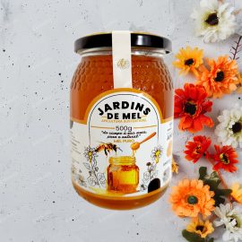 Frasco de Mel "Jardins de Mel" 500g — Puro, Natural e Certificado